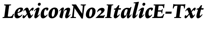 LexiconNo2ItalicE-Txt