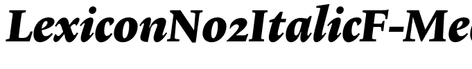 LexiconNo2ItalicF-Med
