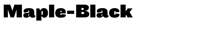 Maple-Black