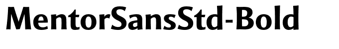MentorSansStd-Bold
