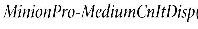 MinionPro-MediumCnItDisp(1)