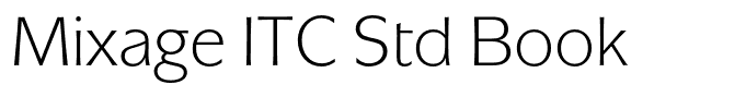 Mixage ITC Std Book
