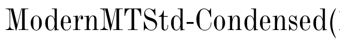 ModernMTStd-Condensed(1)