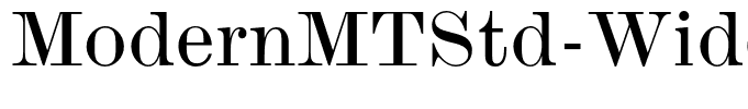ModernMTStd-Wide