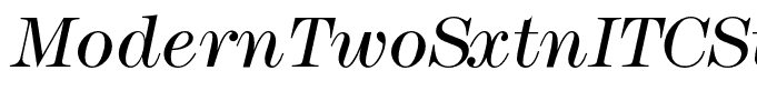 ModernTwoSxtnITCStd-LightItalic