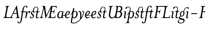 MrsEavesJustLig-Italic