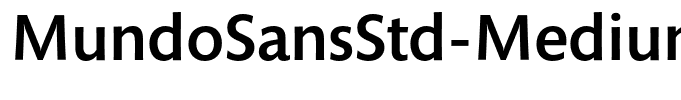 MundoSansStd-Medium
