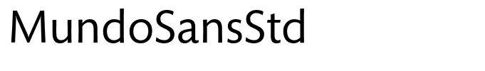 MundoSansStd