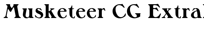 Musketeer CG ExtraBold
