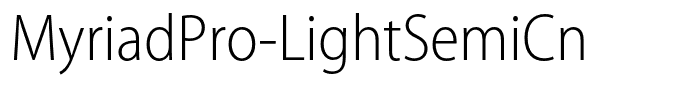 MyriadPro-LightSemiCn