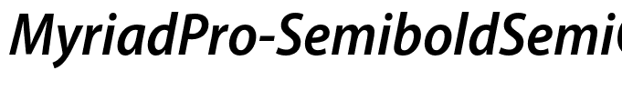 MyriadPro-SemiboldSemiCnIt