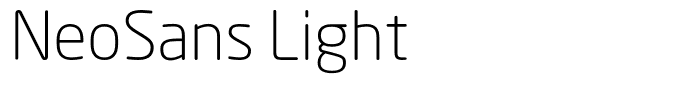 NeoSans Light