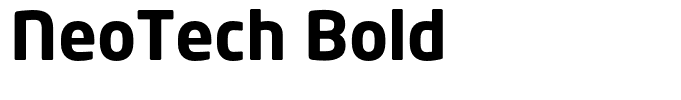 NeoTech Bold