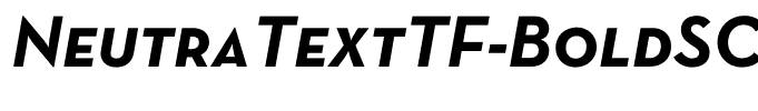 NeutraTextTF-BoldSCItalic