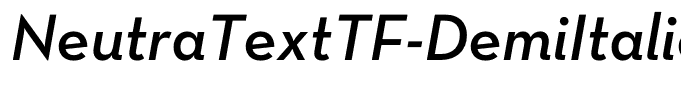 NeutraTextTF-DemiItalic