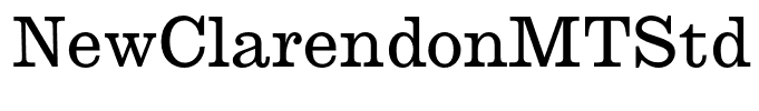 NewClarendonMTStd