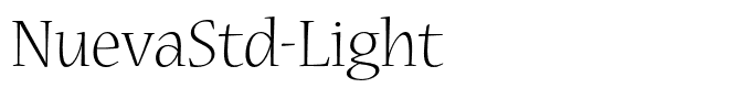 NuevaStd-Light