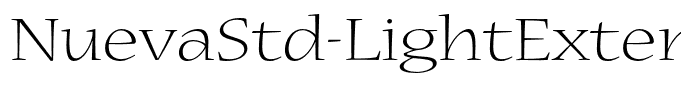 NuevaStd-LightExtended