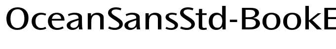 OceanSansStd-BookExt