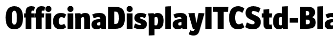 OfficinaDisplayITCStd-Black