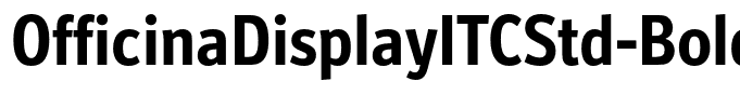 OfficinaDisplayITCStd-Bold