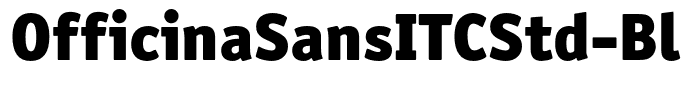OfficinaSansITCStd-Black