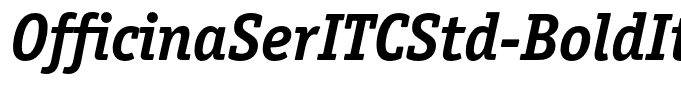 OfficinaSerITCStd-BoldItalic