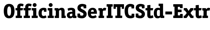 OfficinaSerITCStd-ExtraBold