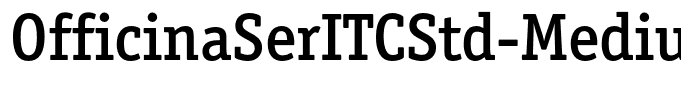 OfficinaSerITCStd-Medium