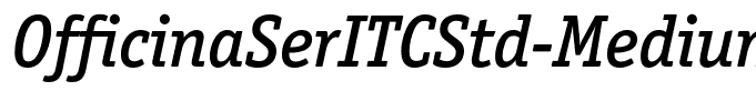 OfficinaSerITCStd-MediumItalic