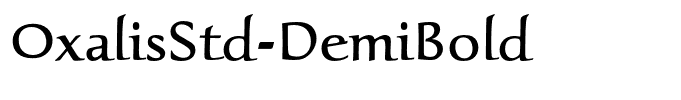 OxalisStd-DemiBold