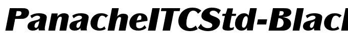 PanacheITCStd-BlackItalic