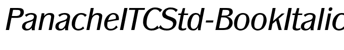 PanacheITCStd-BookItalic