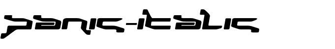 Panic-Italic