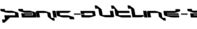 Panic-Outline-A-Italic