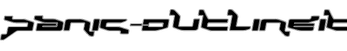 Panic-OutlineItalic