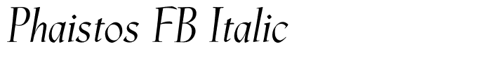 Phaistos FB Italic