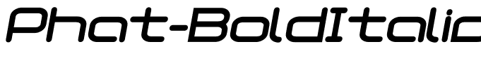 Phat-BoldItalic