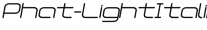 Phat-LightItalic