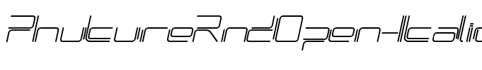 PhutureRndOpen-Italic