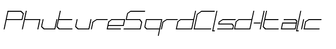 PhutureSqrdClsd-Italic