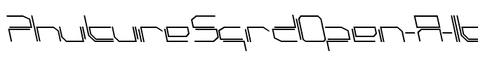 PhutureSqrdOpen-A-Italic