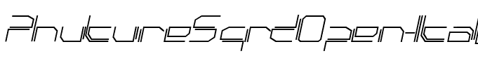 PhutureSqrdOpen-Italic