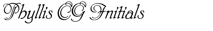Phyllis CG Initials
