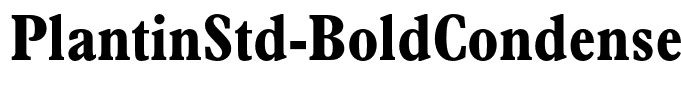 PlantinStd-BoldCondensed(1)