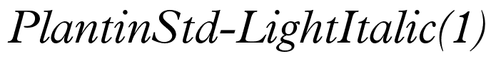 PlantinStd-LightItalic(1)