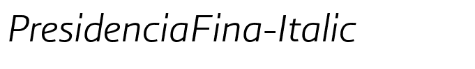 PresidenciaFina-Italic