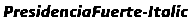PresidenciaFuerte-Italic