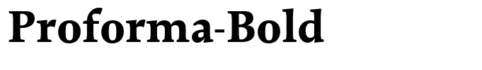 Proforma-Bold