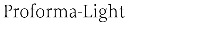 Proforma-Light